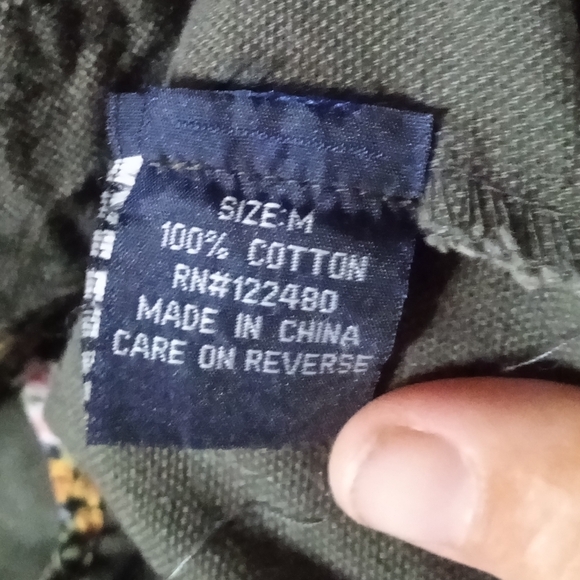 Anthropologie Solitaire Moss Green Utility Military Style Zip Up Jacket Medium - Picture 7 of 7